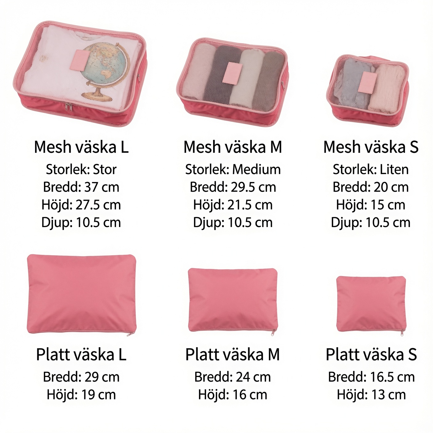 Förvaringspåsar – 6-pack - Bild 6