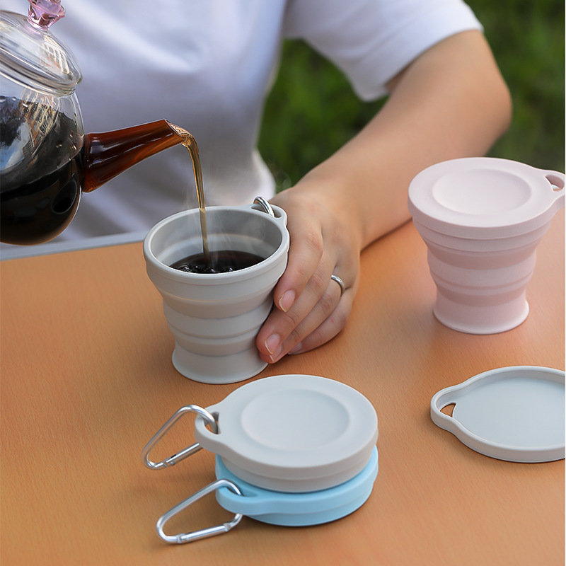 Silikonmugg – Grå - Bild 5